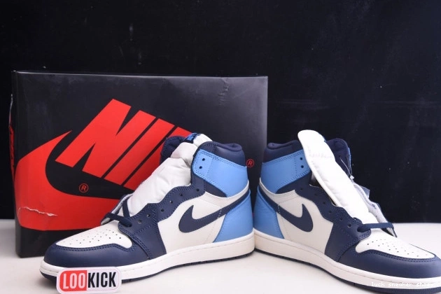 Rep LUCY Obsidian 555088-140 1 Air High Jordan Retro OG 0823